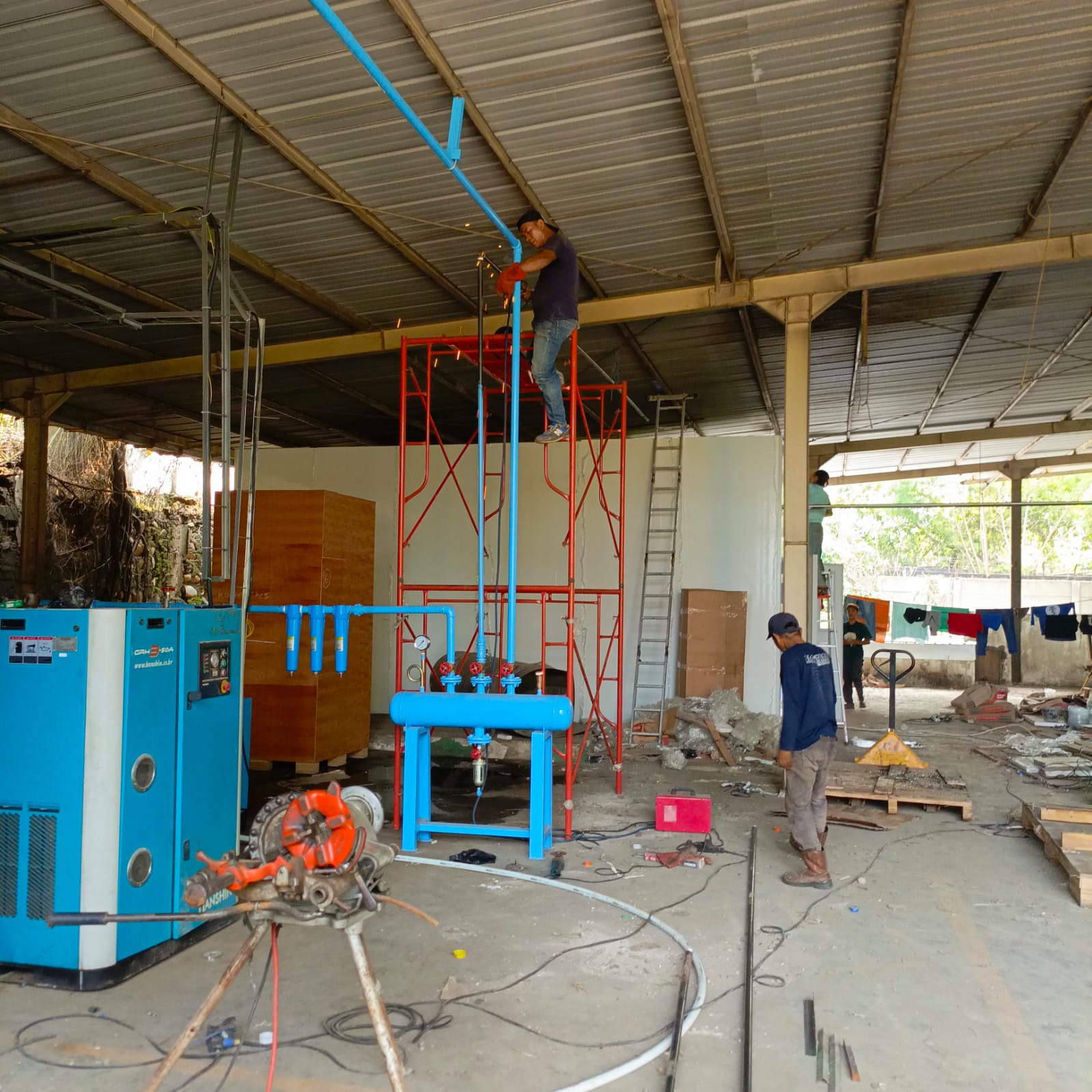 Compressor installation project